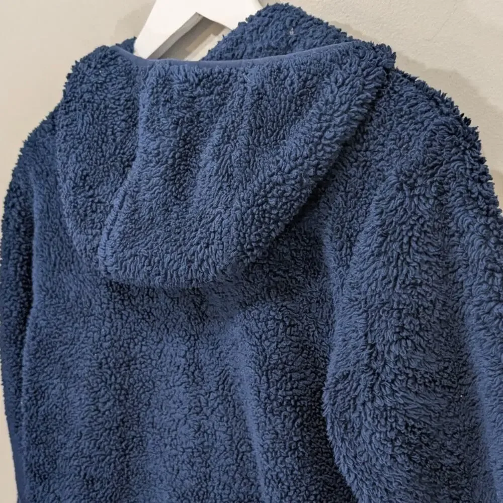 Eddie Bauer Kids Sherpa Fleece Jacket Fuzzy Warm Soft Layer - Size L(14/16)